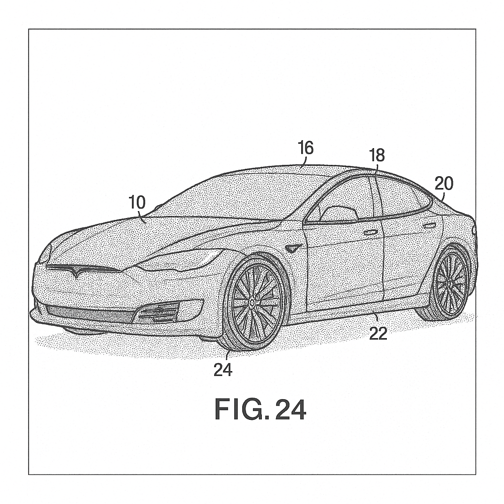 2020 Tesla Model S Sketch